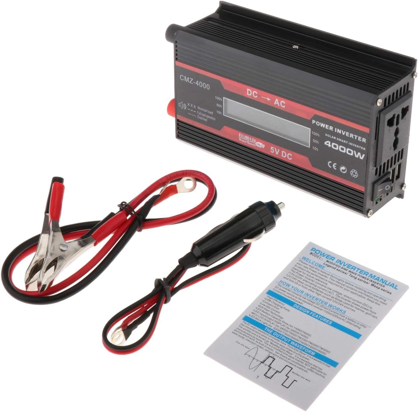 B Blesiya 300ワット車の電源インバータ12v Dcに110vac 2v Acコンセント変換 B Blesiya 300ワット車の電源インバータ12v Dcに110vac 2v Acコンセント変換