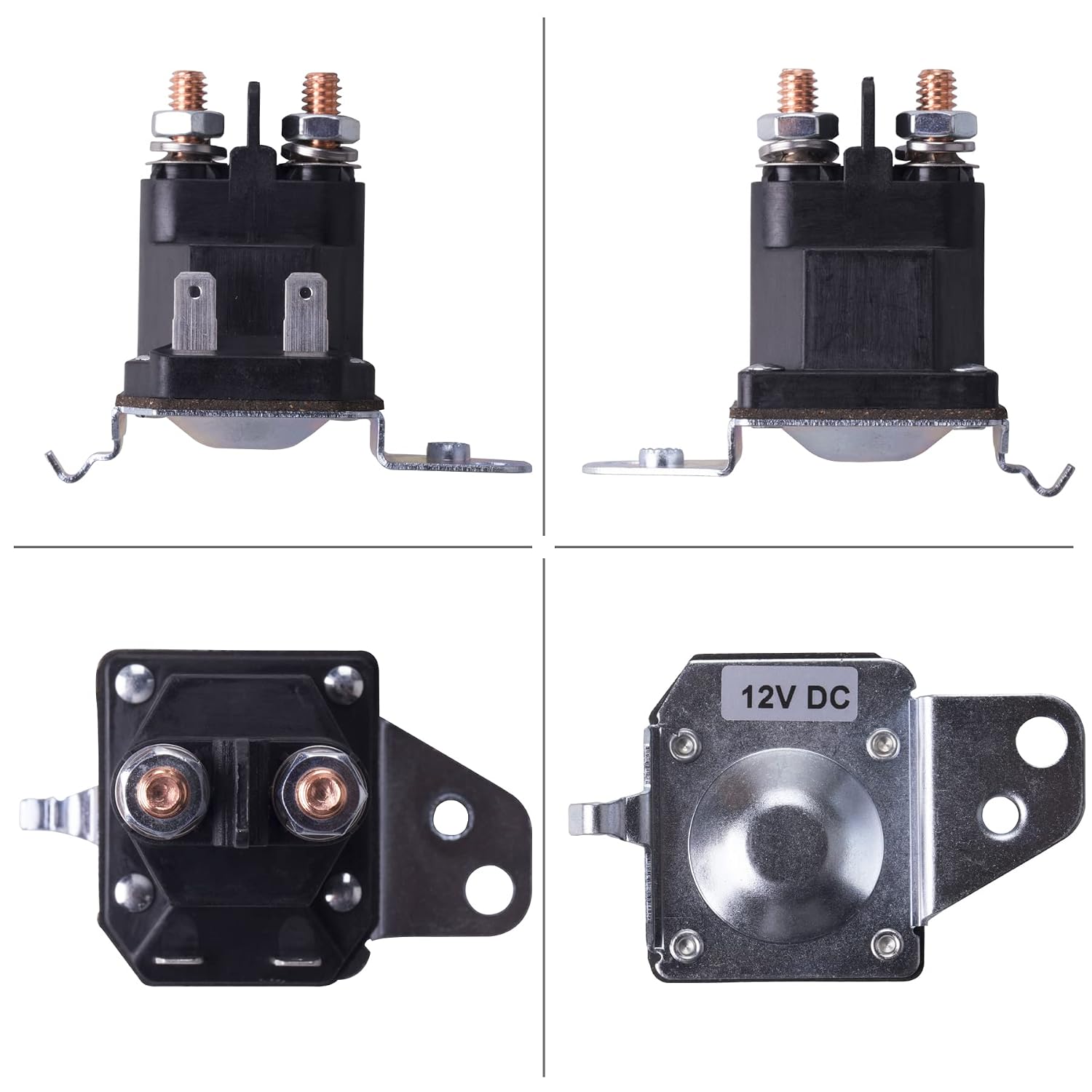 Gashwer 12V Starter Solenoid Relay Riding Lawn Mower Compatible with Cub Cadet XT1 XT2 Enduro RZT LT1 ZT1 ZT2 MTD Troy-Bilt Craftsman Yard Man Machines Zero Turn 725-06153A 725-06153