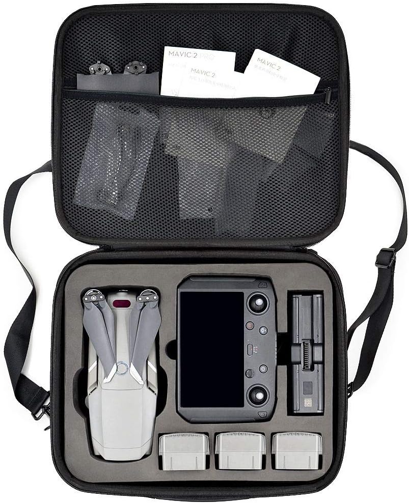 Mavic 2 Pro Carrying Case Compatible for DJI Mavic 2 Pro/DJI Mavic 2 Zoom with Smart Controller Fly More Combo (Give a Screen Protector)