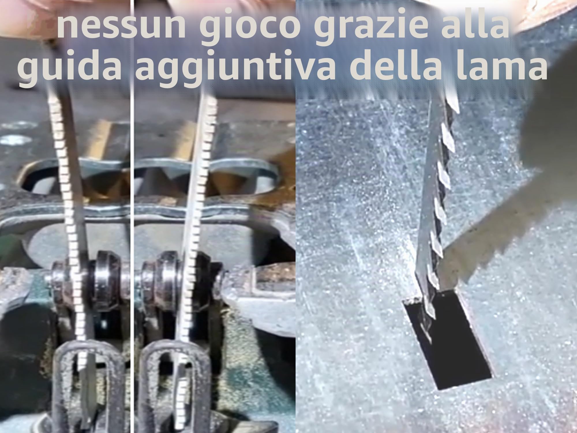 Guida per lama da sega Trenn-Biber per sega a gattuccio come tavolo da taglio