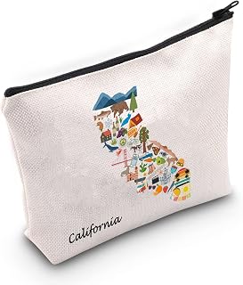 California Cosmetic Bag Cali Gift Welcome To Cali Moving to Cali Gift California Travel Gift (California Cosmetic)