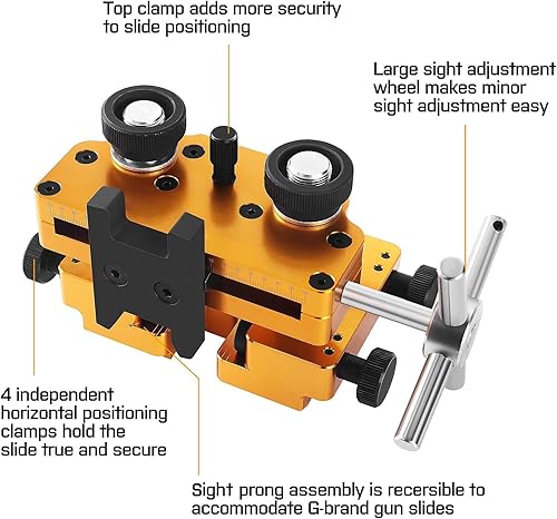 Vista 8 de Sight Tool with Heavy-Duty Construction and Rotatable Sight Prong, Sight Adjustment Tool Sight Removal Tool