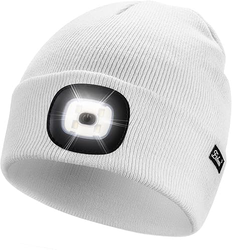 Miniatura 78 de Etsfmoa Gorro unisex con la luz, regalos para hombres, papá, padre, gorras recargables por USB