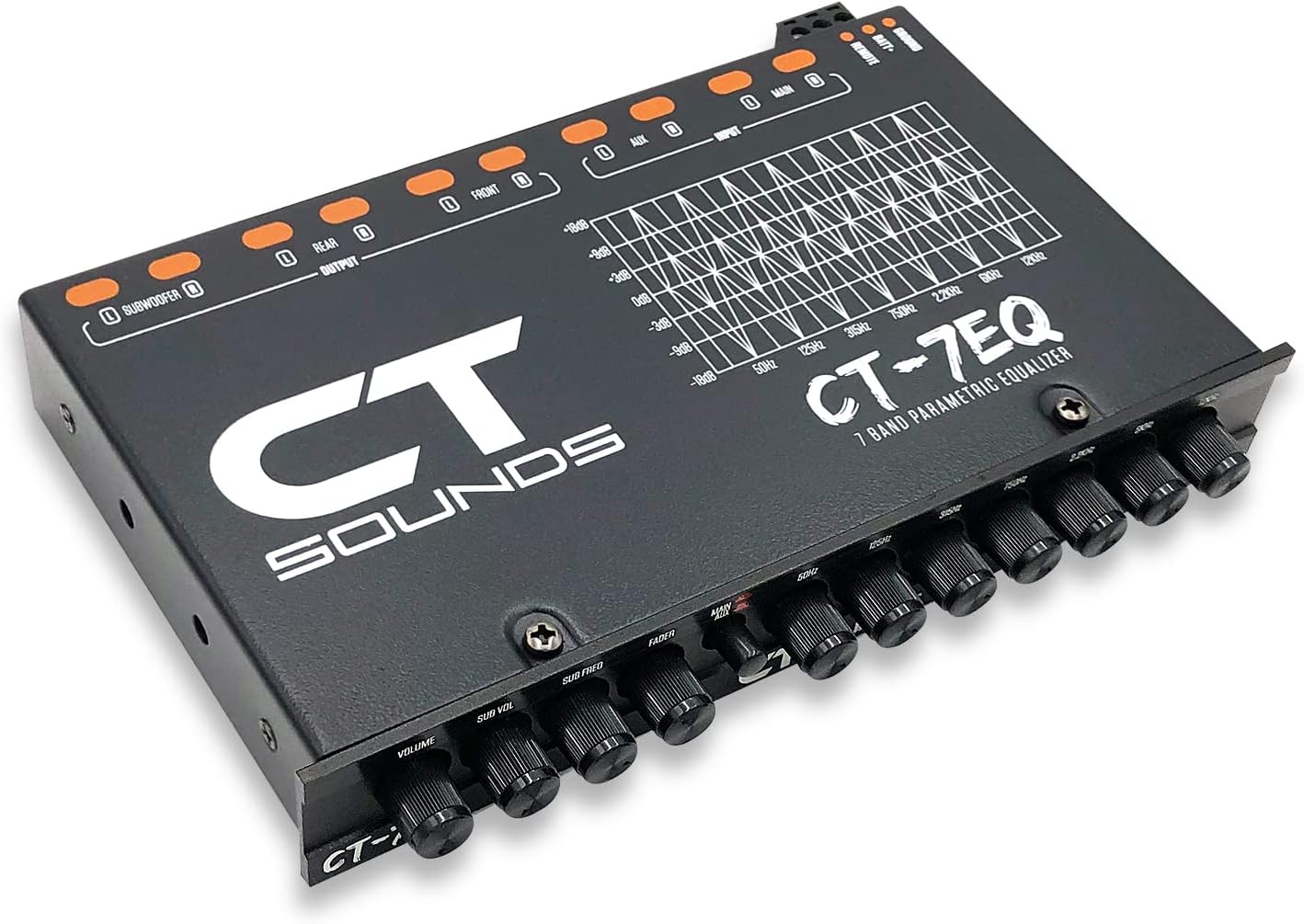 CT Sounds CT7EQ 7 Band 1/2 Din Parametric Car Audio