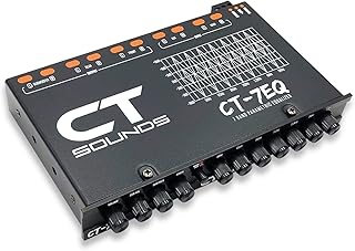 CT Sounds CT-7EQ 7 Band 1/2 Din Parametric Car Audio Equalizer
