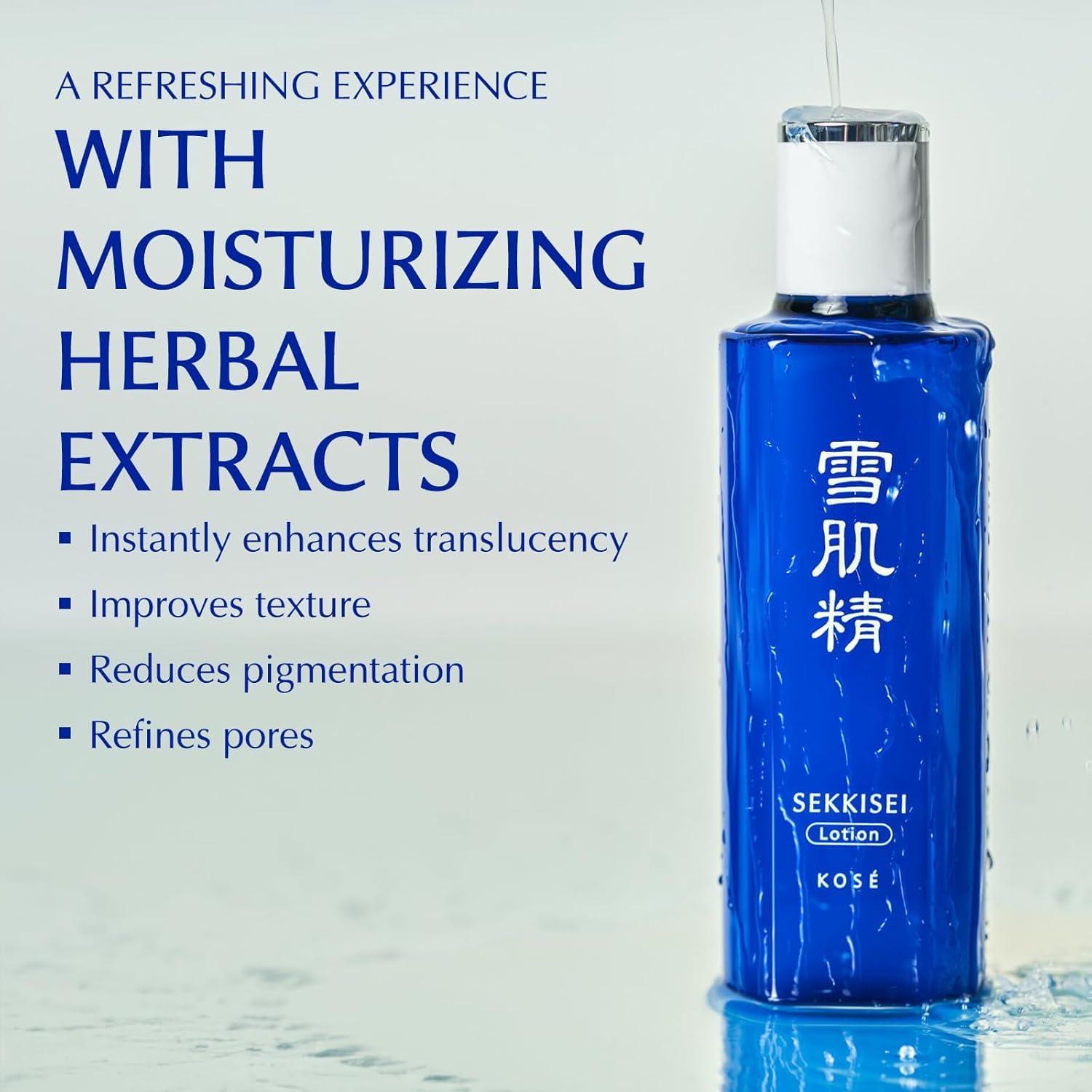 SEKKISEI Lotion Enriched, Liquid Toner & Hydrating Facial Moisturizer, 6.7 Ounce - Image 3