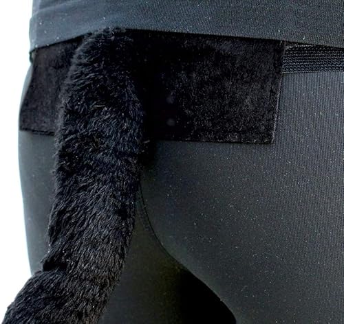 Miniatura 3 de Disfraz de orejas de gato y cola para mujeres adultas disfraz de Halloween de gato negro conjunto sexy y kit de accesorios de cosplay