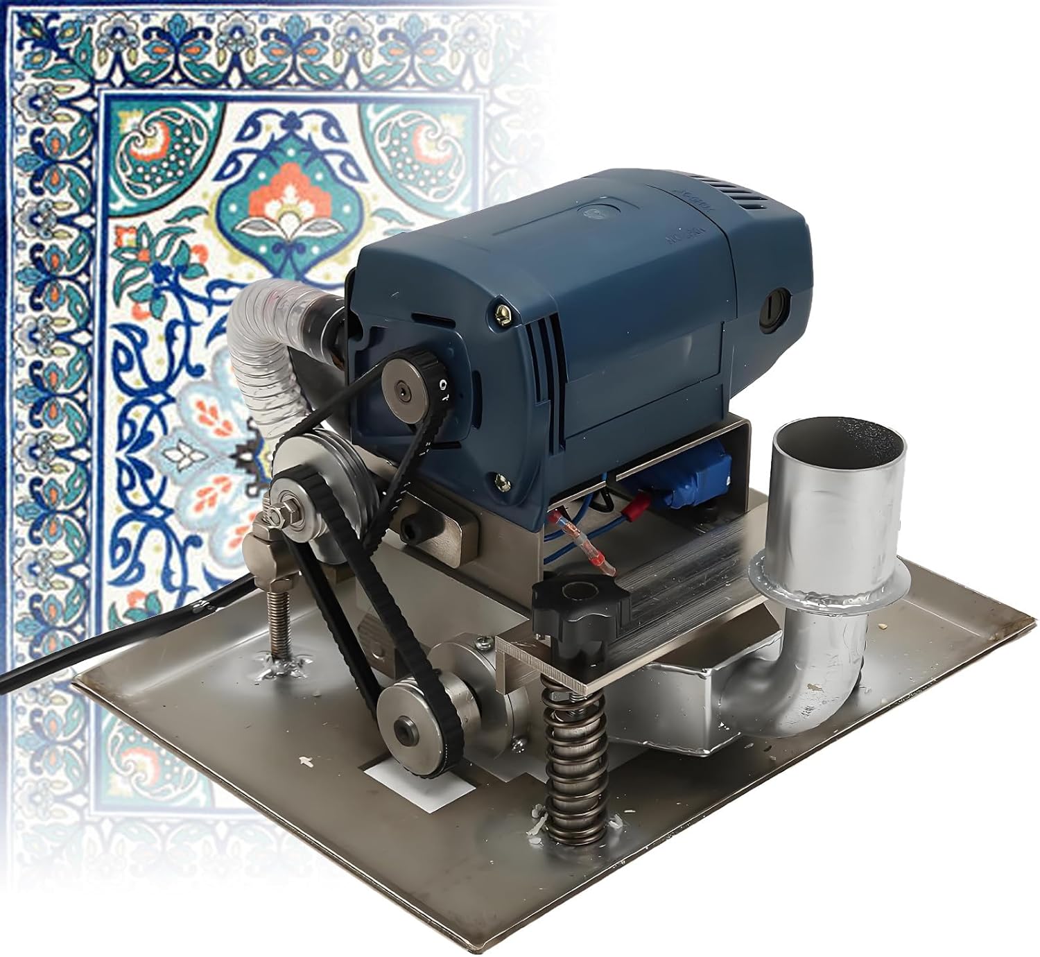 Portable Flat Shearing Machine,850w Professional Shearing Machine with 3inch Blade,Adjustable Depth Cutter for Medium/Large Carpets,Lightweight & Durable