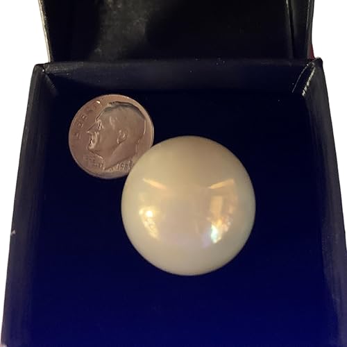 Miniatura 8 de Curated Collectables - Mármol colector de vidrio de uranio - #14 Esencia de perlas birmanas - (con caja de regalo)