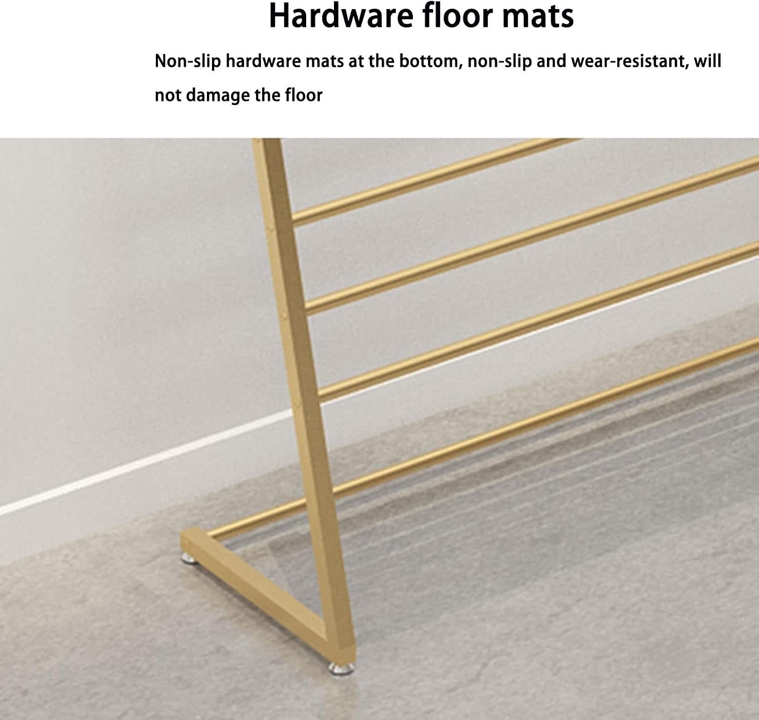 Floor Standing Suit Pants Rack Scarf Display Stand - Metal Hangers Sheets Hanging Organizer Shelf, Floor Standing Scarves Silk Scarf Rack, Retail Display Stands(A,150x40 x 145 m)