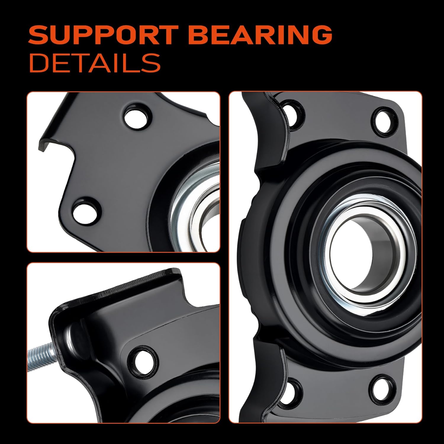 12471505 Drive Shaft Center Support Bearing Compatible with Chevrolet Silverado GMC Sierra 1500 2500 3500 1999-2013 for Chevy GMC C1500 C2500 C3500 Pickup 1992-2000 Replace 26165406 31024698 2471505