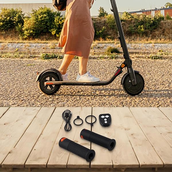 Add On Blinkergriffe für Elektroroller-Lenker, kompatibel mit Xiaomi M365 Pro 1S Pro 2 Mi3 für klare Richtungskommunikation - 5