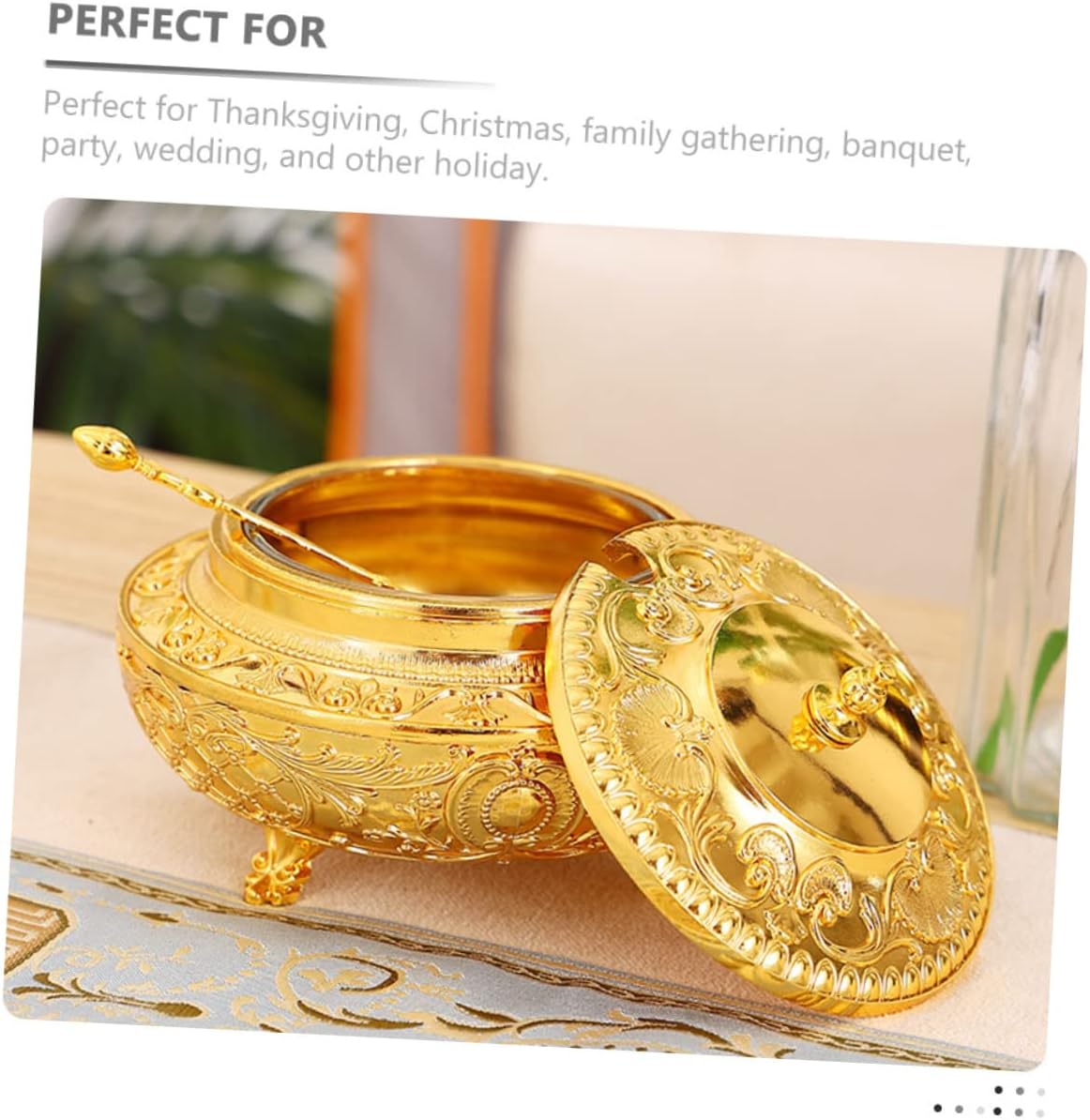 European Style Salt Cans Sugar Cans Seasoning Jars Lid for Home Kitchen