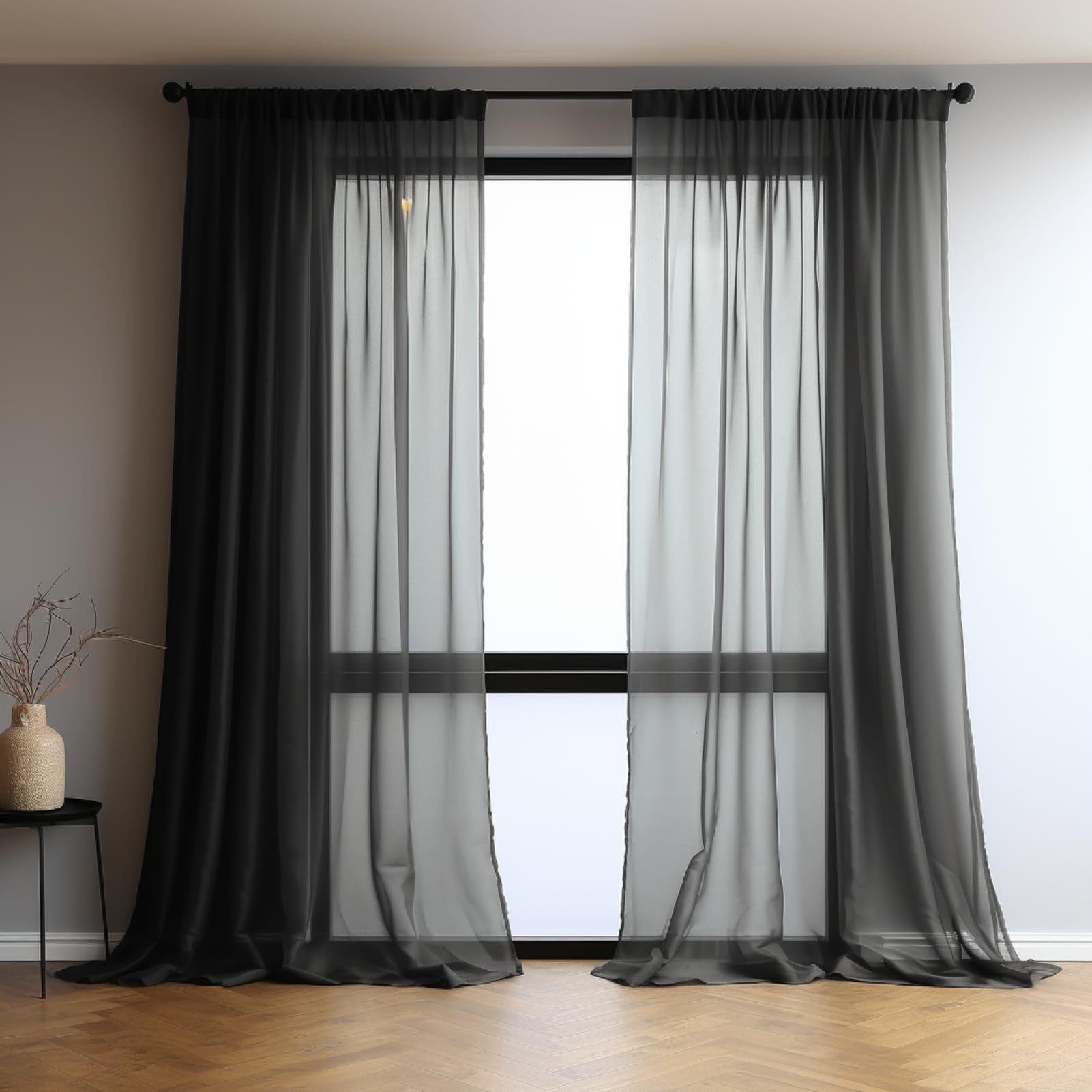 NAKIHOUSE Voile Curtain
