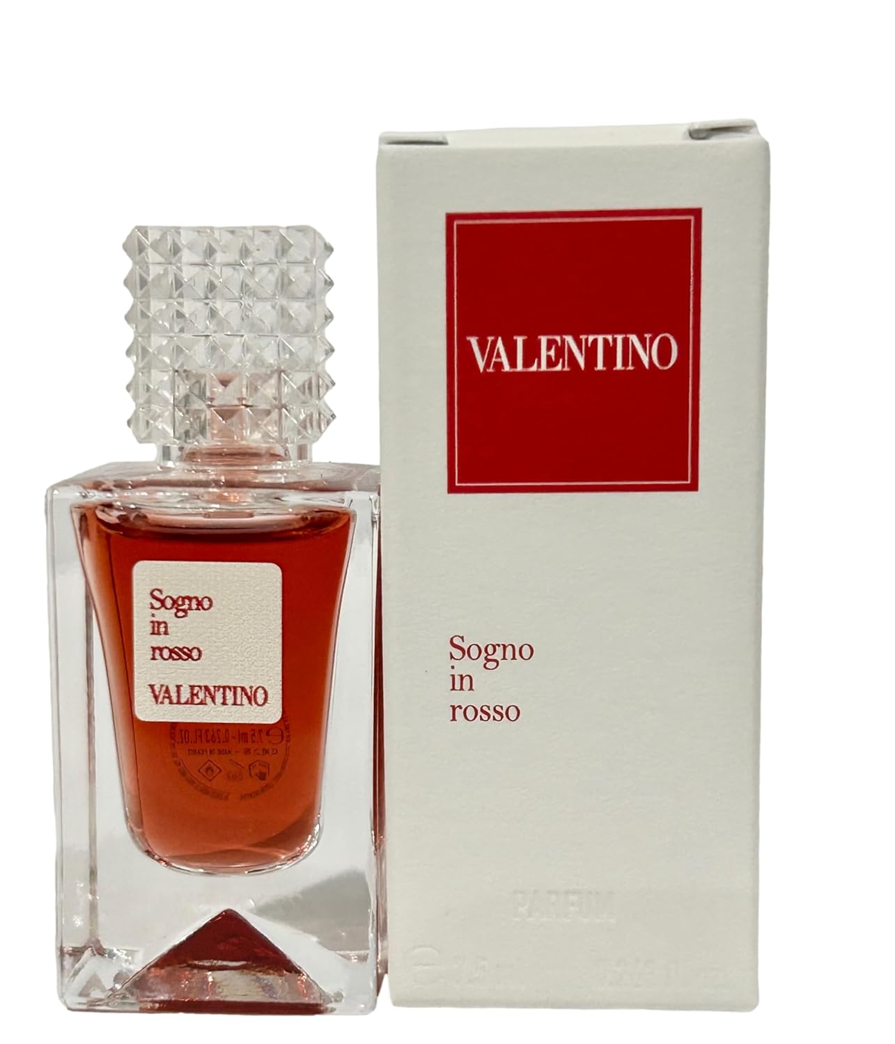 Valentino Anatomy of Dreams SOGNO IN ROSSO UNISEX PARFUM SMALL/MINI/TRAVEL SIZE Perfume 7.5 ml / 0.263 fl oz SPLASH ON (0661)