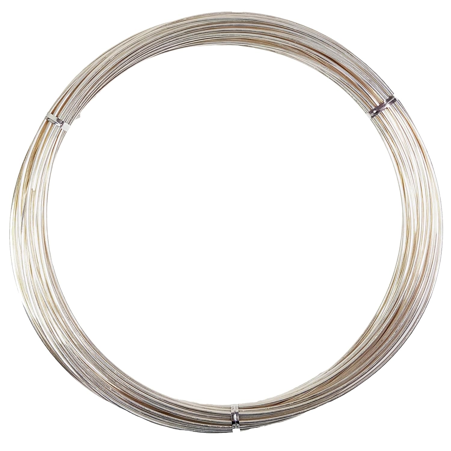 21 Gauge, Square, Half Hard, 925 Sterling Silver Wire - 10 FT - for Jewelry Art from WIZART