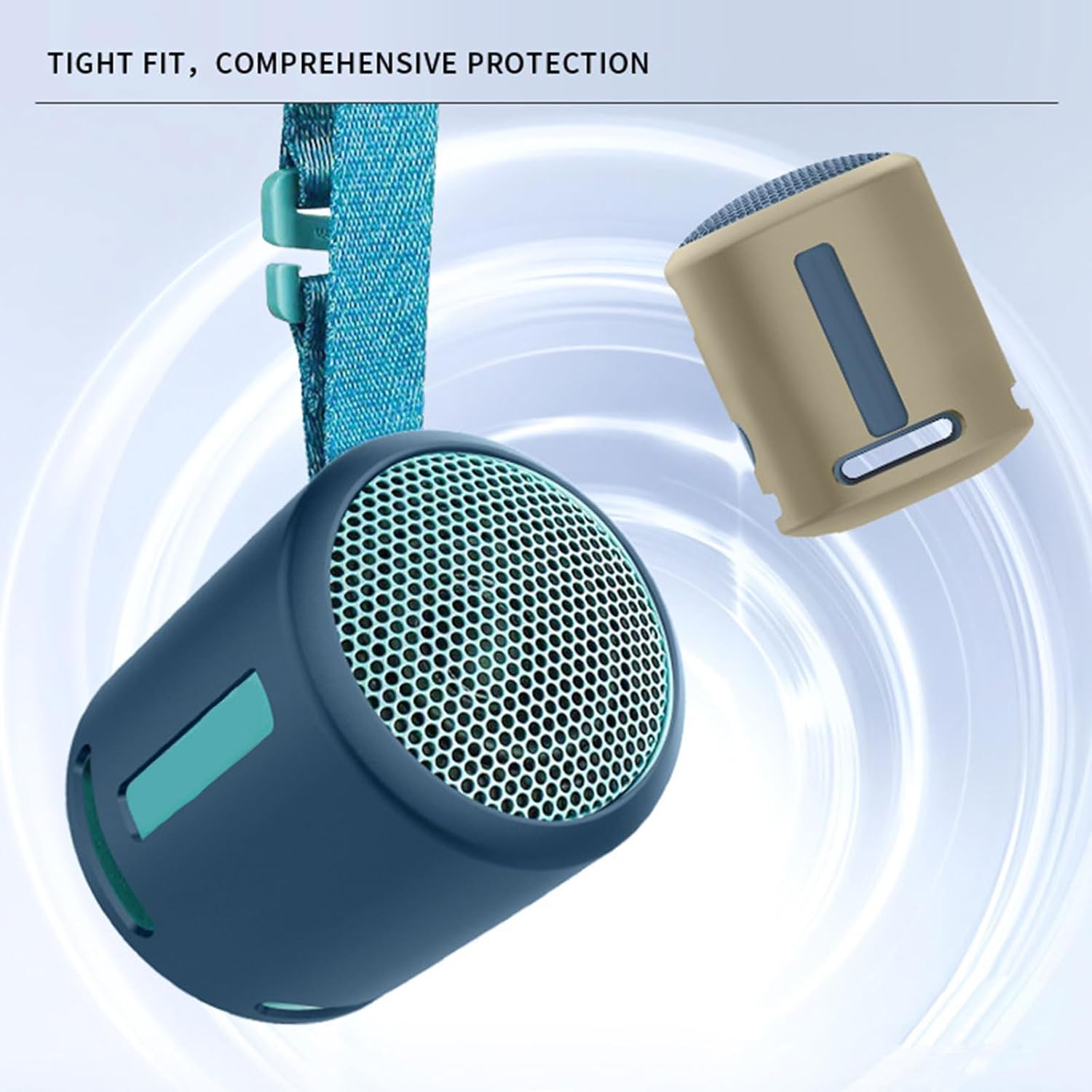 Silicone Protective Case for SRSXB100 XB13 Wireless Speakers, Shockproof Skin Sleeve Protective Skin image 4