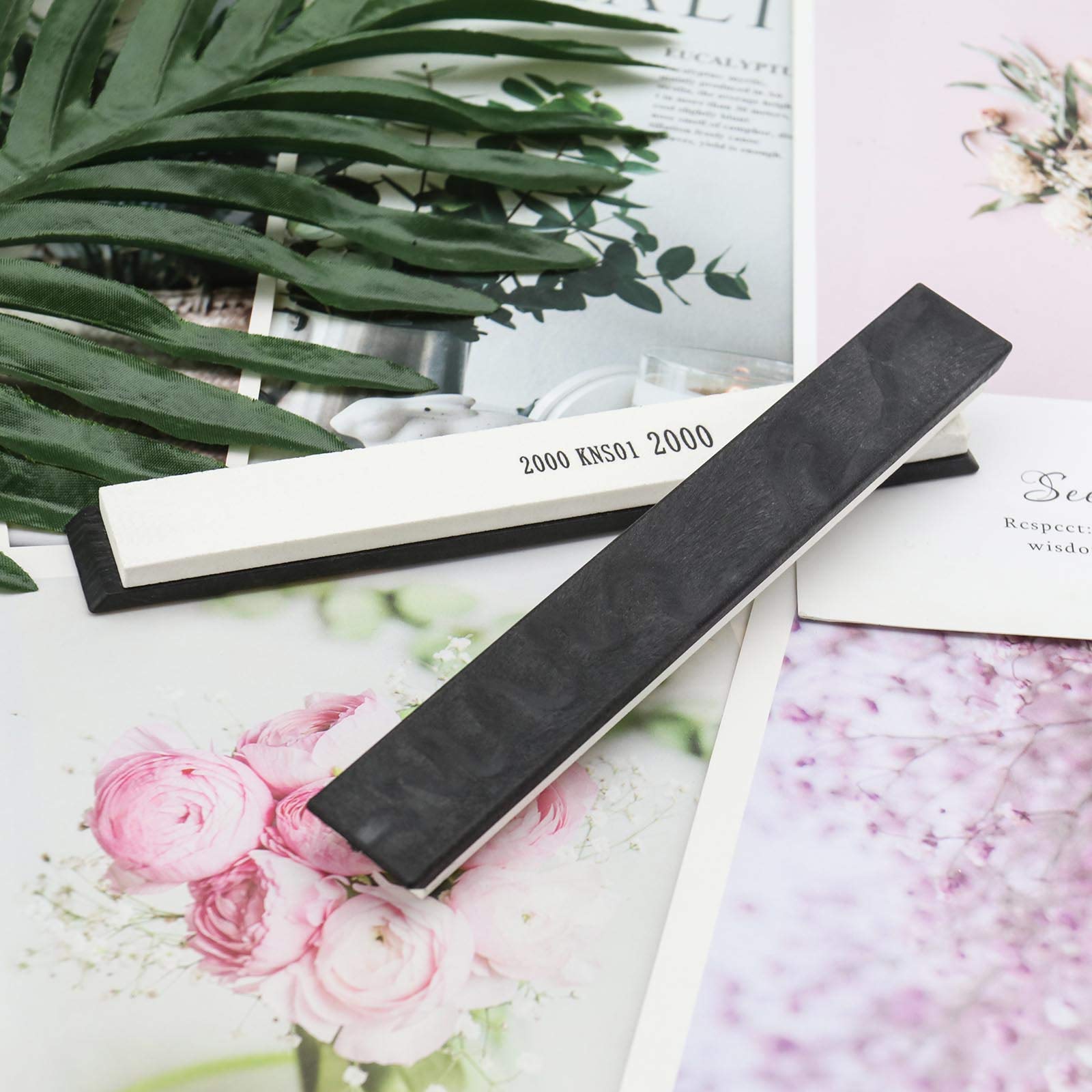 Image secondaire de Kit de 6 Pierres à Aiguiser EMSea pour Outils de Cuisine et Chasse