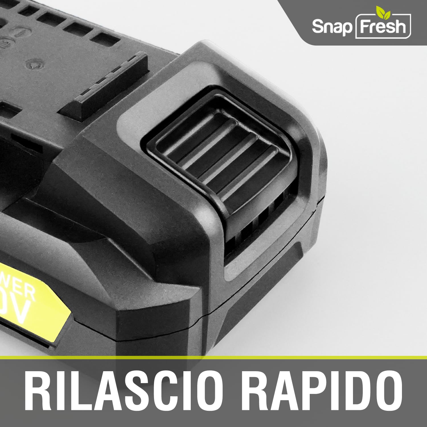 SnapFresh Batteria 20V 2.0Ah - adatta solo per utensili SnapFresh 20V, ricarica rapida - BBT-DC20A