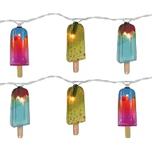 Brite Star Frozen Ice Pop Indoor Outdoor Patio Light Set - Multicolor - 11' White Wire - 10ct