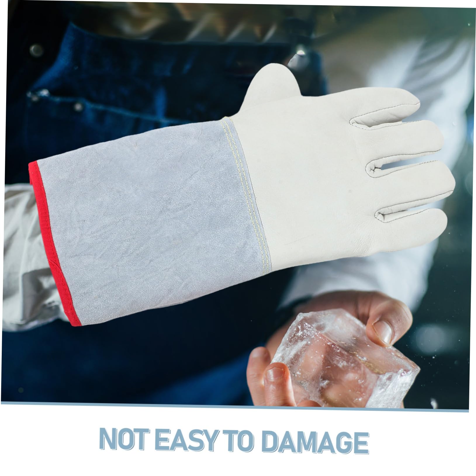 Lurrose Guanti Termici Caldi Per Uomo Resistenti Alle Basse Temperature Guanti Da Lavoro Portatili Per Congelatore e Ambienti Freddi Per Protezione Delle Mani Invernali
