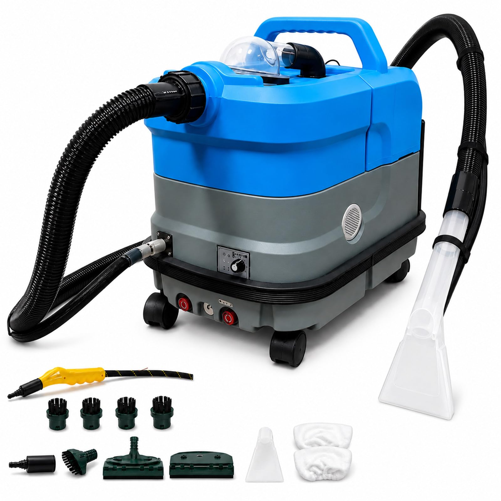 Aspiradora de Agua para Tapicerías, 2500W, 24kPa, 15 s, 12 L, 10m