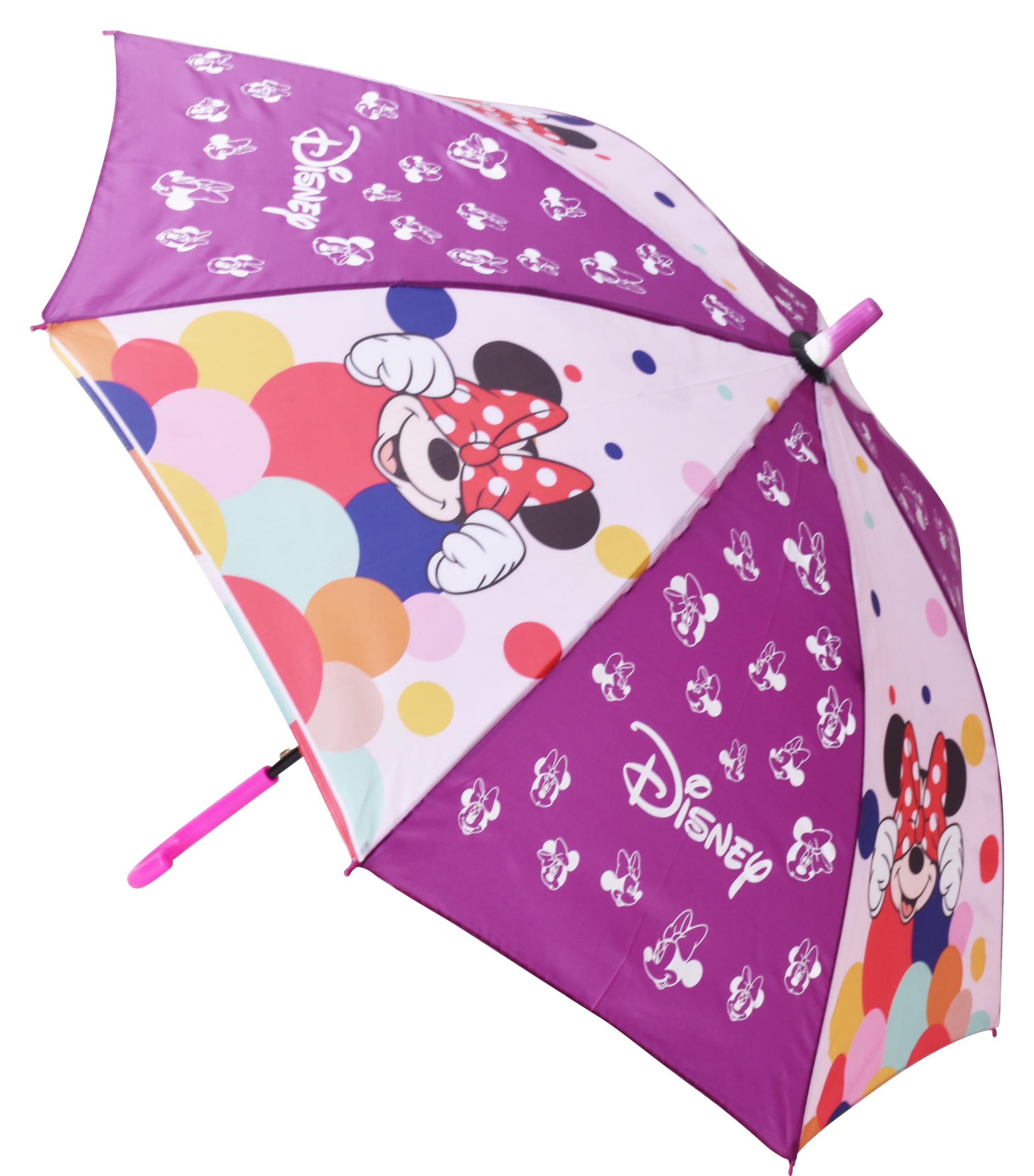 ™ minnie mouse umbrella, pongee fabric umbrella for kids girls boys, umbrella for rainy season, umbrella for boys, mickey- minnie cartoon umbrella, kid's umbrella for rain, print umbrella for kids, umbrella