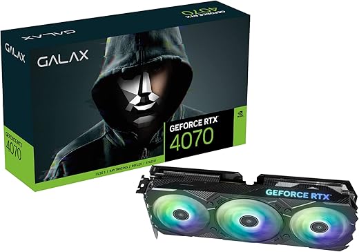 Galax GeForce RTX™ 4070 EX Gamer 12GB GDDR6X 192-bit DP*3/HDMI 2.1/DLSS 3-47NOM7MD7JEG