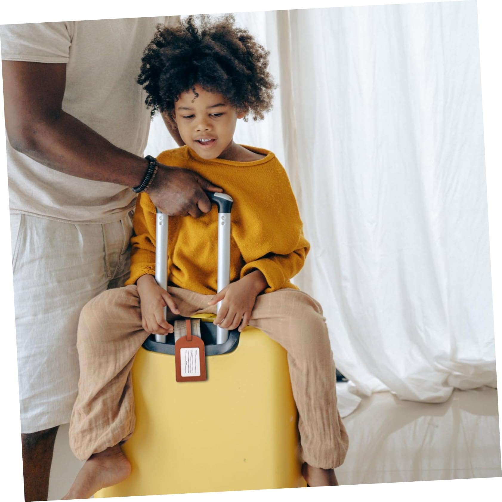 21 Piezas Etiqueta del equipaje kit para hacer bolsas lindas etiquetas de equipaje para maletas maletin escolar estojos escolares etiqueta de viaje etiquetas maletas viaje PU