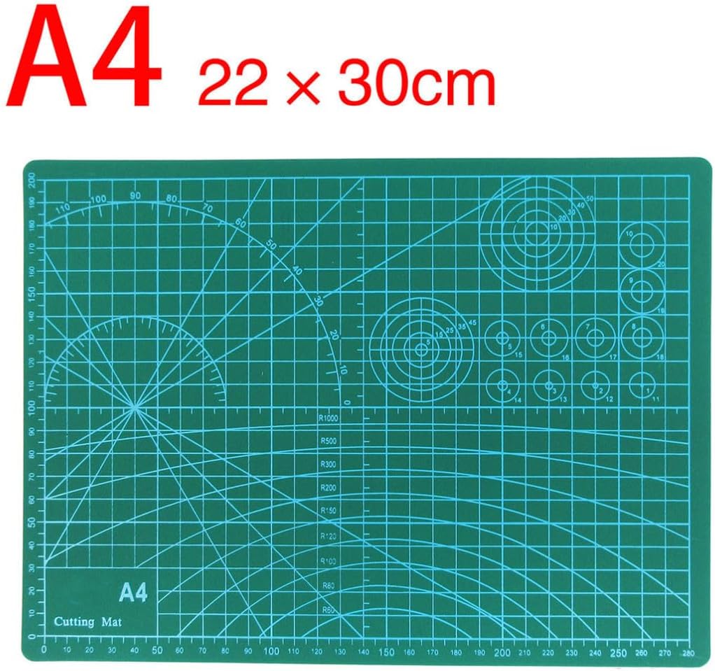 A4 Cutting Mat for Crafters Teachers Flexible ABS Non Slip