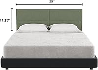 Vista 291 de Jaxx Panelist - Cabecero acolchado moderno, juego de 4 paneles para montar en la pared (cada uno de 11.25 x 38 pulgadas), tamaño King