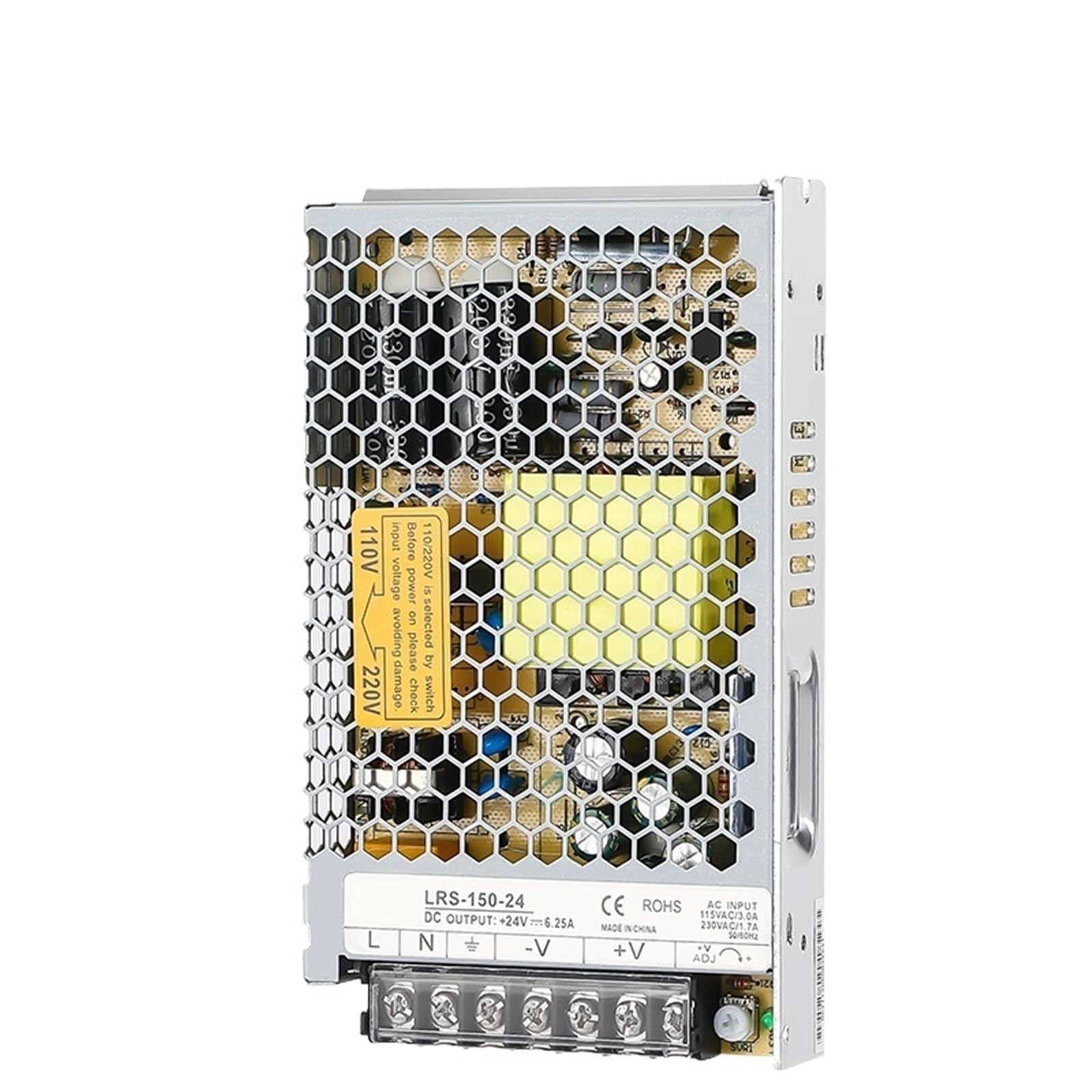 Alimentation à découpage LRS 150W transformateur AC/DC 15V pour rail DIN - 6
