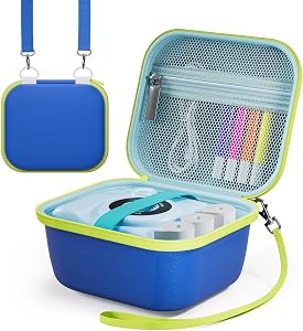 ProCase Kids Instant Print Camera Case -Blue | Portable Hard Carrying Storage for Organizing Dylanto ESOXOFFORE DUDUDRAGON and Print Paper (Box Only)