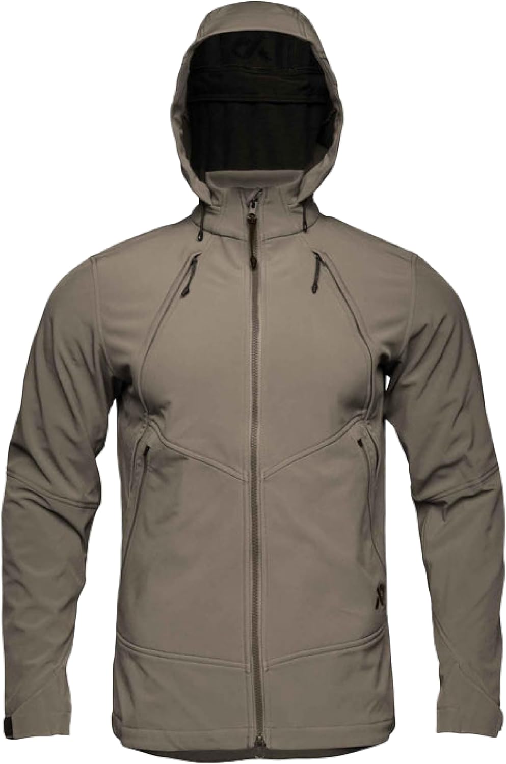 First Lite Men's Suppressor Jacket - Windproof Stretch Softshell with Micro-Fleece Lining for Multi-Season Hunting
