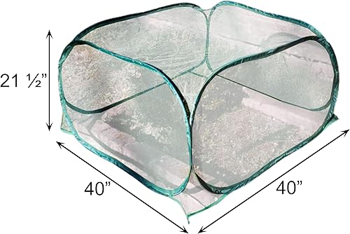 Miniatura 3 de Gardeneer by Dalen Pop-Net - Carcasa protectora portátil, ligera y resistente a la intemperie, fácil instalación, protege tus plantas contra plagas