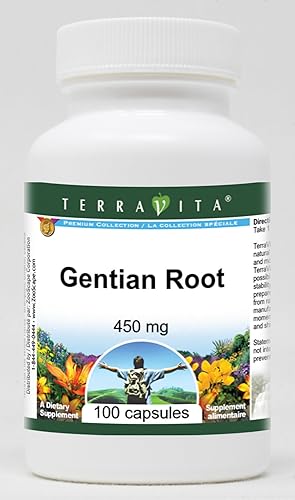 Raíz de Genciana - 450 mg (100 Cápsulas, ZIN 511297)