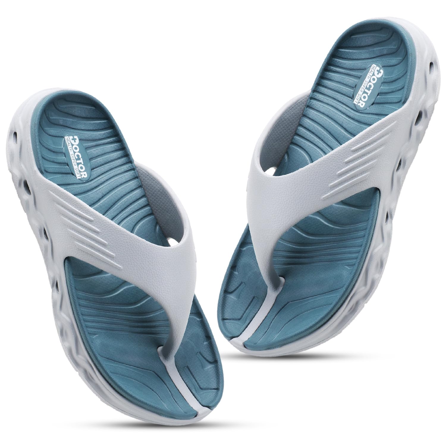 doctor health super soft Men's Orthopedic Toe Ring Slippers | Lightweight EVA Flip Flops | Soft Cushioned Anti-Skid Comfort Sandals for Indoor, Outdoor & Everyday Wear-picture-37