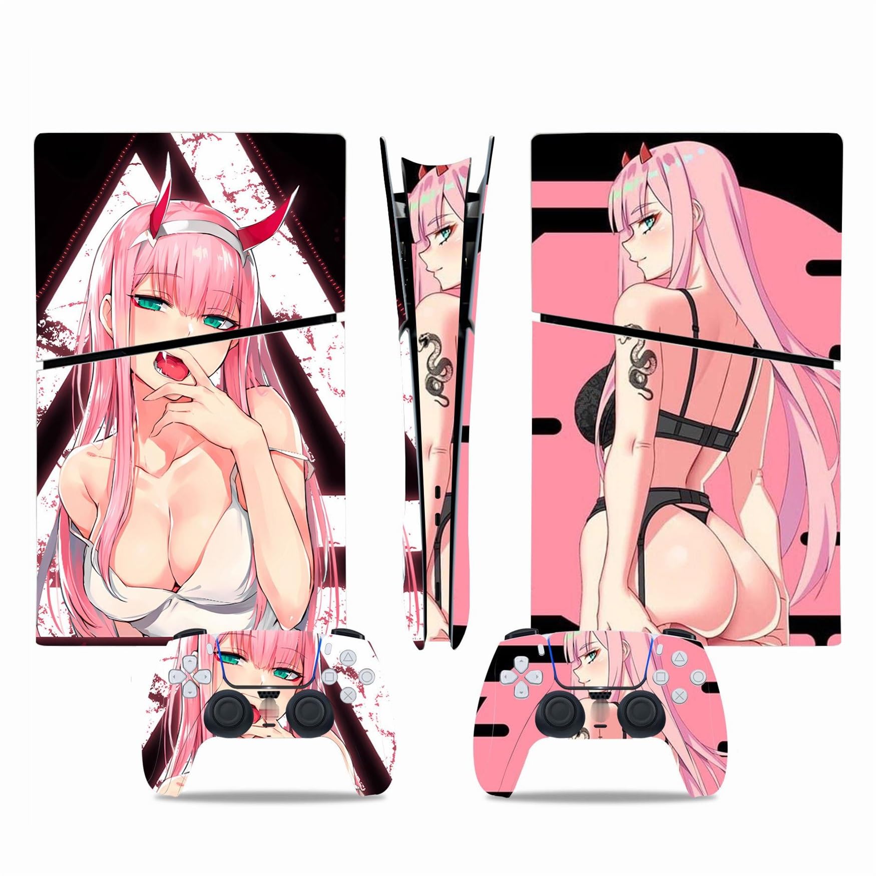 Per PS5 Slim Skin Digital Edition Console E Controller Vinyl Cover Skins Wraps Resistente Ai Graffi Compatibile Con PS5 Digital Edition Slim 13973 Senza Bolle Senza Schiuma Antigraffio