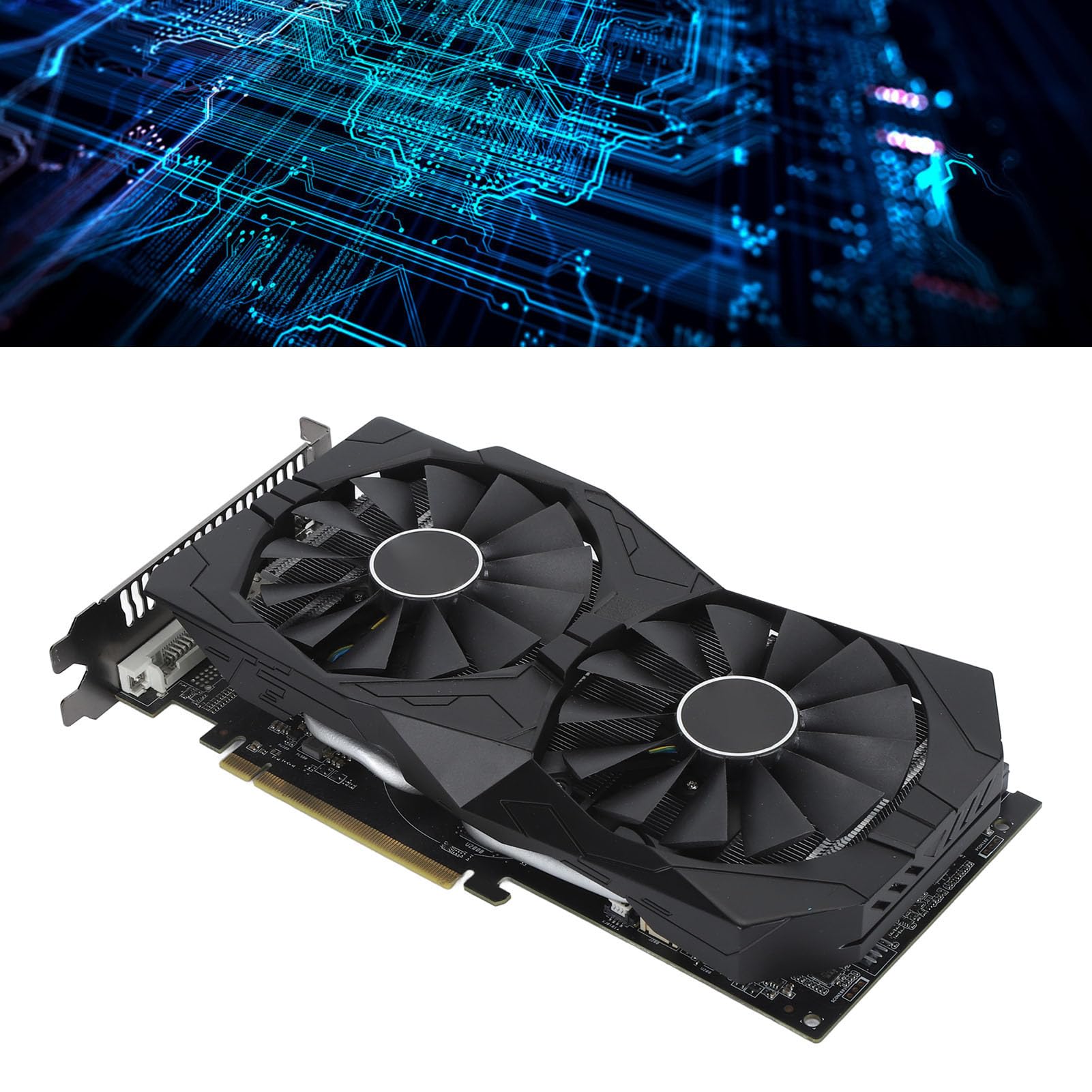 RX580 8 GB Karta Graficzna, Karta Graficzna Gier z Pamięcią 256 -bitową dla Komputera Stacjonarnego, Wentylator Podwójnego Chłodzenia, częstotliwość Pamięci 7000 MHz, DVI