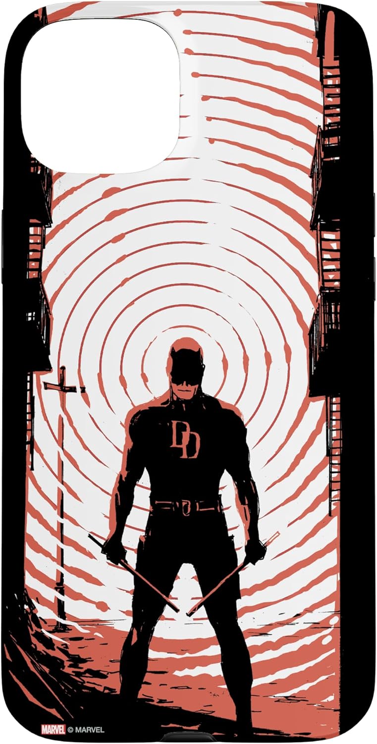 Marvel Daredevil Radar Sense Man Without Fear Variant Cover Case for iPhone 13