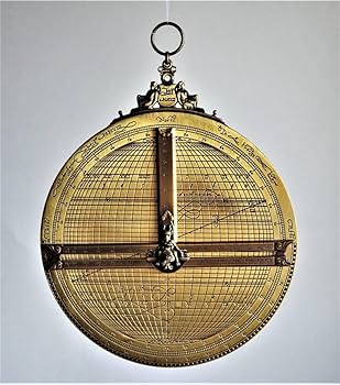 アストロラーベ古代天文機器スペイン製φ10cm ブラス製