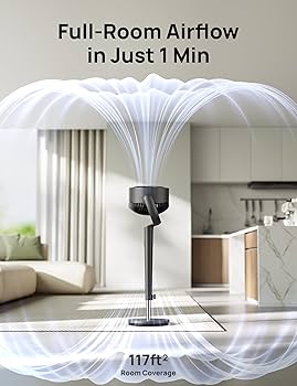 Amazon | Dreo 扇風機 リビング DCモーター 120°上下手動+120