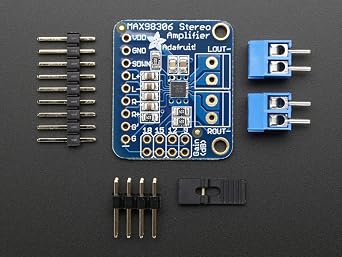 Adafruit Industries Stereo 3.7W Class D Audio Amplifier - MAX98306