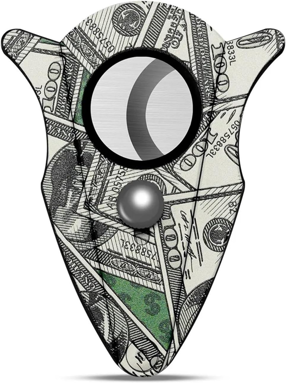 ZUC Cigar Cutter Scissors Stainless Steel Blade Fashion Unique Pattern Design 0.82in Diameter Shear(D)