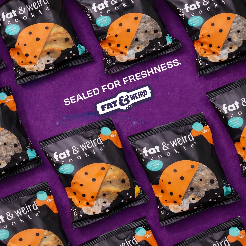 Fat & Weird Lil’ Weirdo Pack – 9 Count Assorted Stuffed Cookies, 2.5 oz Each, Individually Sealed Gourmet Soft Chewy Cookies for Snack Packs, Gifts, Care Packages, Cookie Lovers