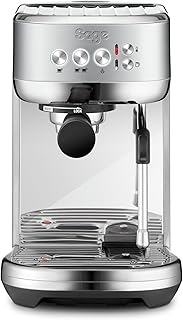 Sage - The Bambino Plus - Compact Coffee Machine with Automatic Milk Frother - 1.9L, 15 bar, 1600 W - Single or Double Shot Espresso Maker, Cappuccino, Latte, Brushed Stainless Steel