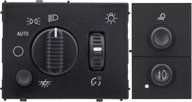 Obaee Headlight Dimmer Headlamp Control Switch & Fog Lamp Switch