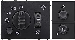Obaee Headlight Dimmer Headlamp Control Switch & Fog Lamp Switch