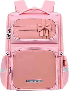 Kids Backpack for Kids, Lightweight Waterproof Backpack for School, Kindergarten Elementary School Kids Students Girls and Boys Backpack - Pink - KBP091