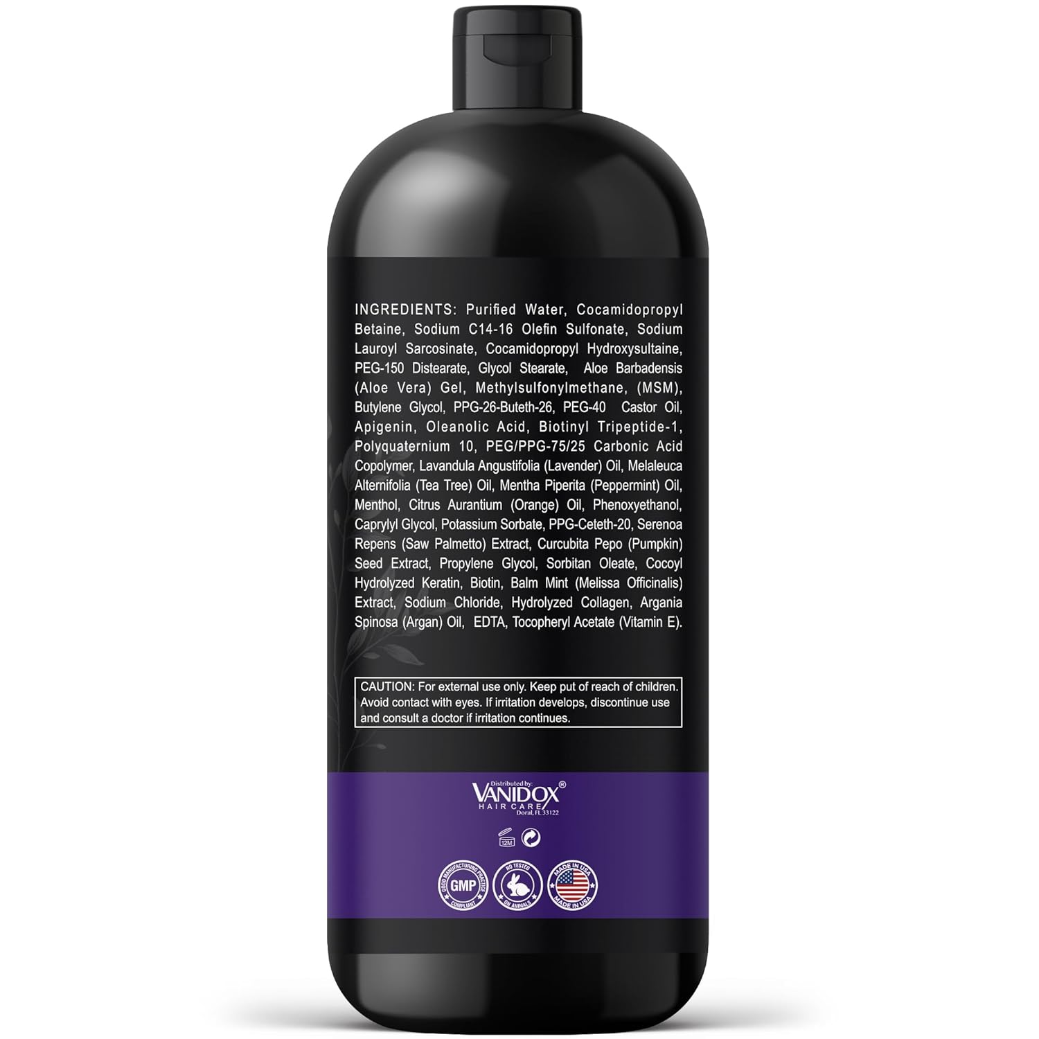 Tea Tree Oil Shampoo with Lavender & Mint | DHT Blocker Blend | Gently Cleanses Scalp, Helps Remove Buildup & Flakes | For Men & Women | Made in USA | 16 fl oz - Image 9